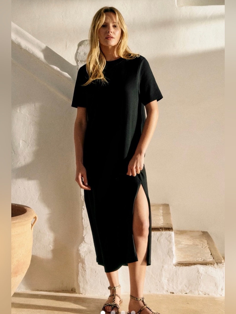 Sézane Emy Dress, Size XS, Black, NWT